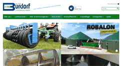 Desktop Screenshot of burdorf-landmaschinen.de